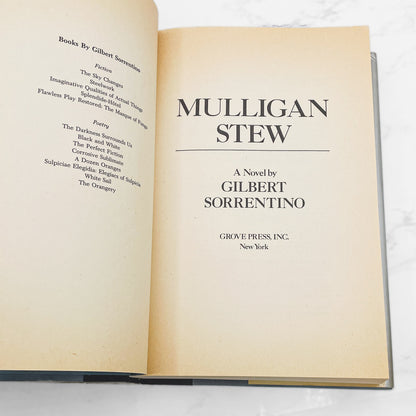 Mulligan Stew by Gilbert Sorrentino [FIRST EDITION] 1979 • 2nd Print • Grove Press