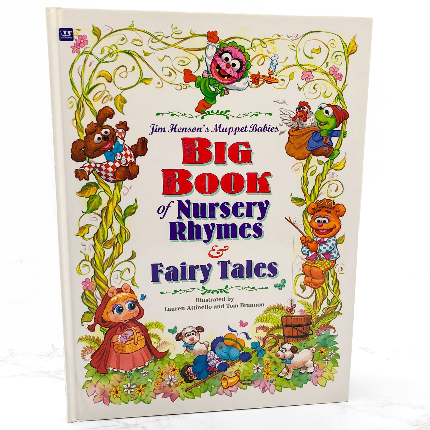 Jim Henson's Muppet Babies Big Book Of Nursery Rhymes & Fairy Tales [FIRST EDITION] 1992 • The Muppet Press • Mint