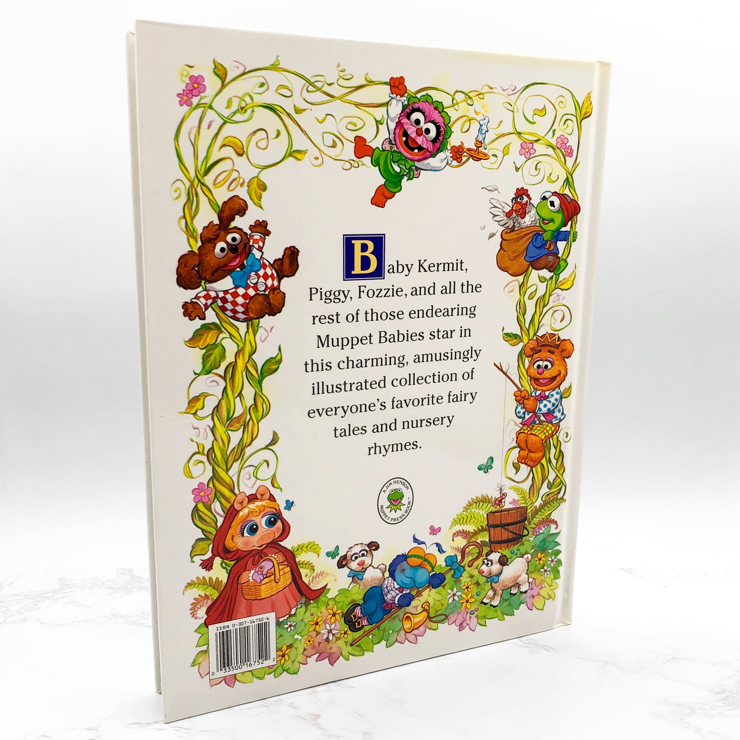 Jim Henson's Muppet Babies Big Book Of Nursery Rhymes & Fairy Tales [FIRST EDITION] 1992 • The Muppet Press • Mint