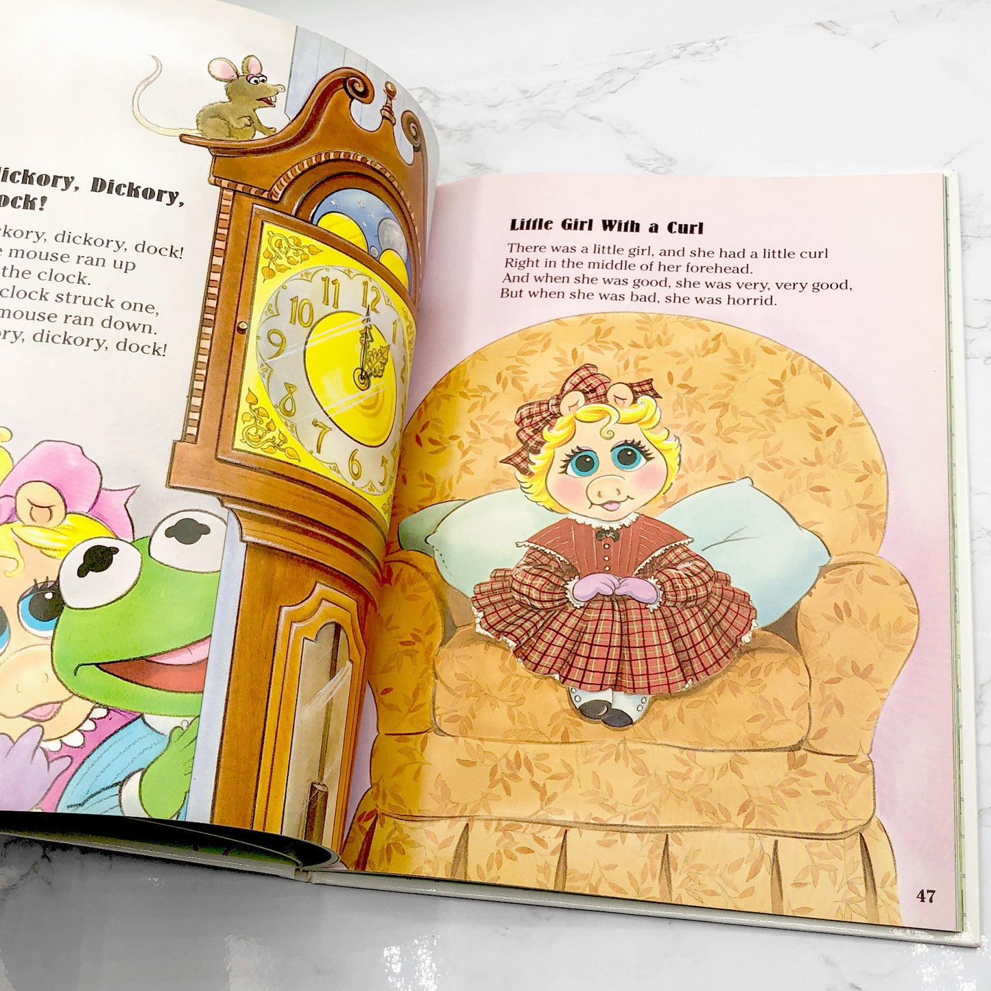 Jim Henson's Muppet Babies Big Book Of Nursery Rhymes & Fairy Tales [FIRST EDITION] 1992 • The Muppet Press • Mint