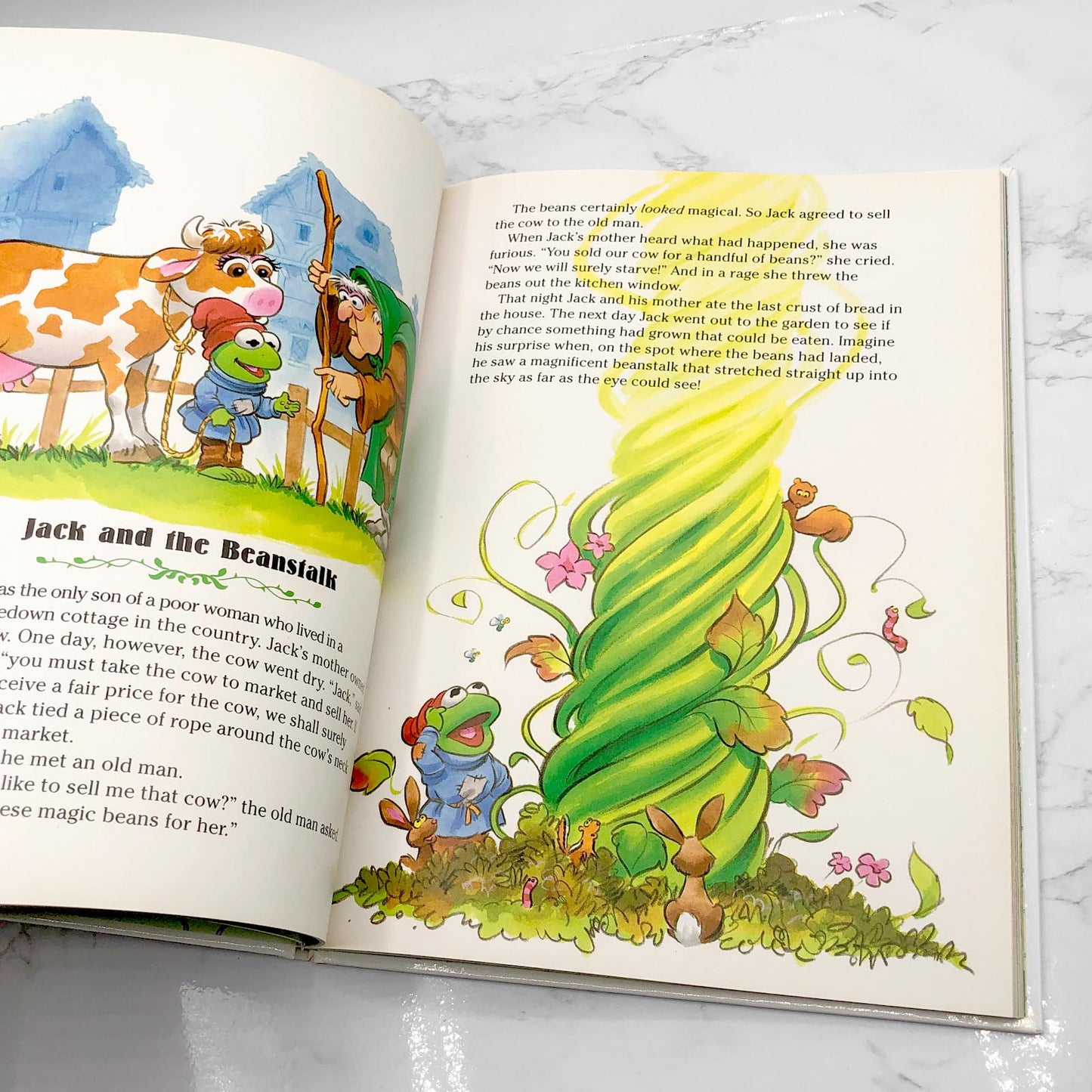 Jim Henson's Muppet Babies Big Book Of Nursery Rhymes & Fairy Tales [FIRST EDITION] 1992 • The Muppet Press • Mint