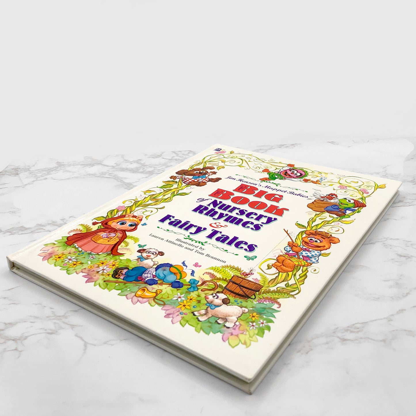 Jim Henson's Muppet Babies Big Book Of Nursery Rhymes & Fairy Tales [FIRST EDITION] 1992 • The Muppet Press • Mint