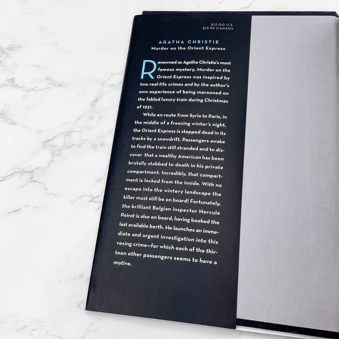 Murder on The Orient Express by Agatha Christie [HARDCOVER RE-ISSUE] 2006 • Black Dog & Leventhal