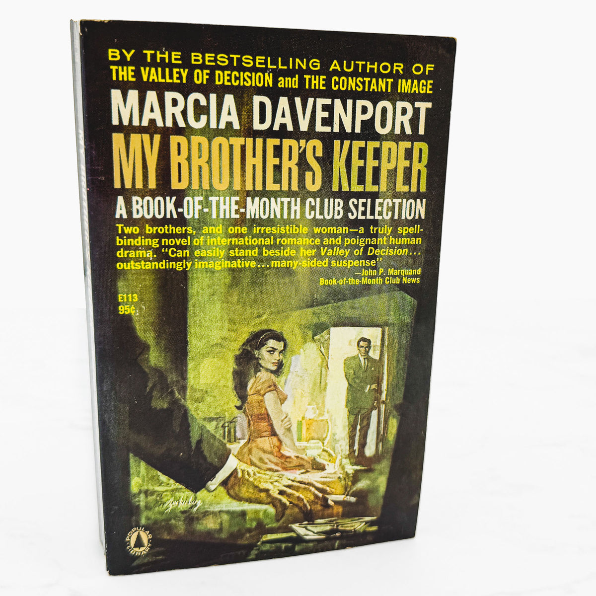 My Brother's Keeper by Marcia Davenport [FIRST PAPERBACK PRINTING] 1954 • Popular Library