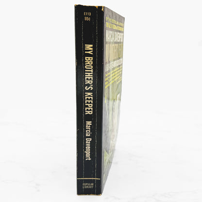 My Brother's Keeper by Marcia Davenport [FIRST PAPERBACK PRINTING] 1954 • Popular Library