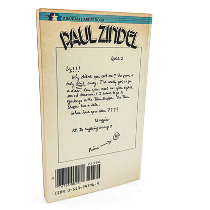 My Darling, My Hamburger by Paul Zindel [1984 PAPERBACK] • Bantam Starfire
