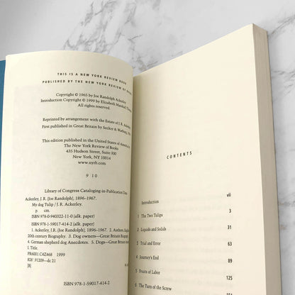 My Dog Tulip by J.R. Ackerley [TRADE PAPERBACK] 2009 • NYRB