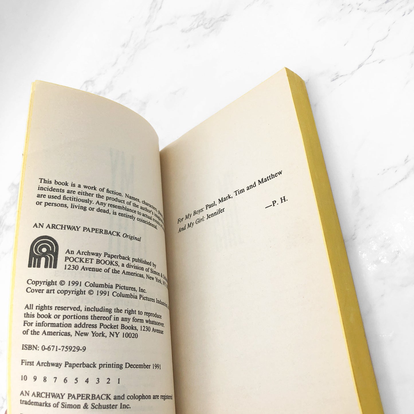 My Girl: A Novelization by Patricia Hermes [MOVIE TIE-IN PAPERBACK] 1992 • Pocket Books