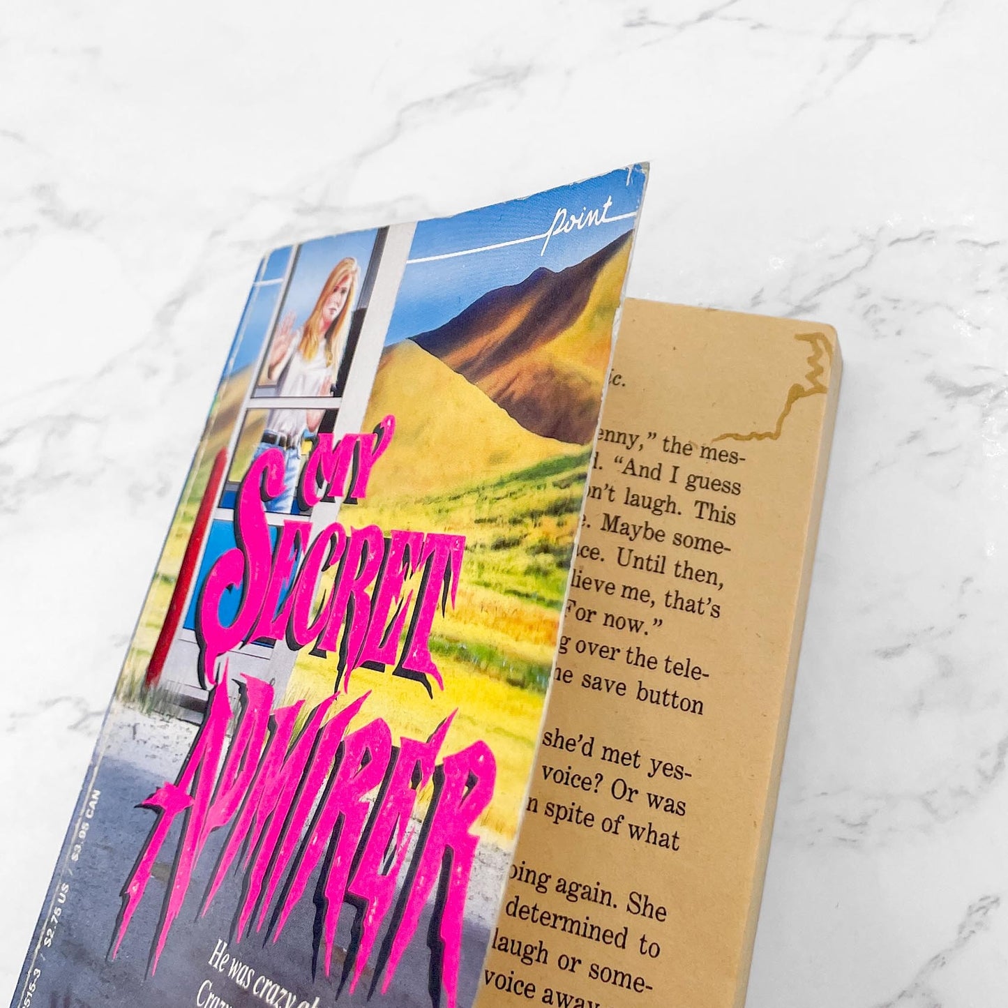 My Secret Admirer by Carol Ellis [FIRST PAPERBACK PRINTING] 1989 • Point Horror #4 *Condition