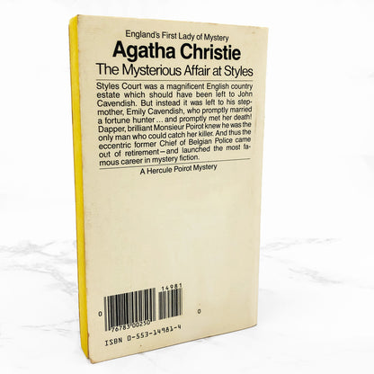 The Mysterious Affair at Styles by Agatha Christie [1981 PAPERBACK] • Bantam • Poirot #1