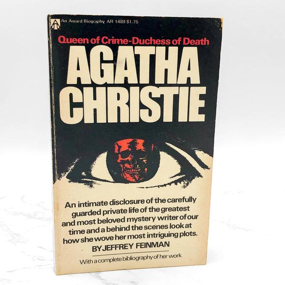 The Mysterious World of Agatha Christie by Jeffrey Feinman [FIRST PAPERBACK PRINTING] 1975 • Award Books
