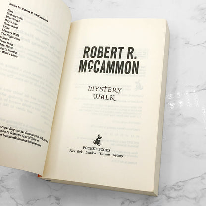 Mystery Walk by Robert R. McCammon [TRADE PAPERBACK] 1992 • Pocket
