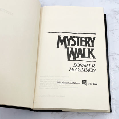 Mystery Walk by Robert R. McCammon [1983 HARDCOVER] BCE • Holt Rinehart & Winston