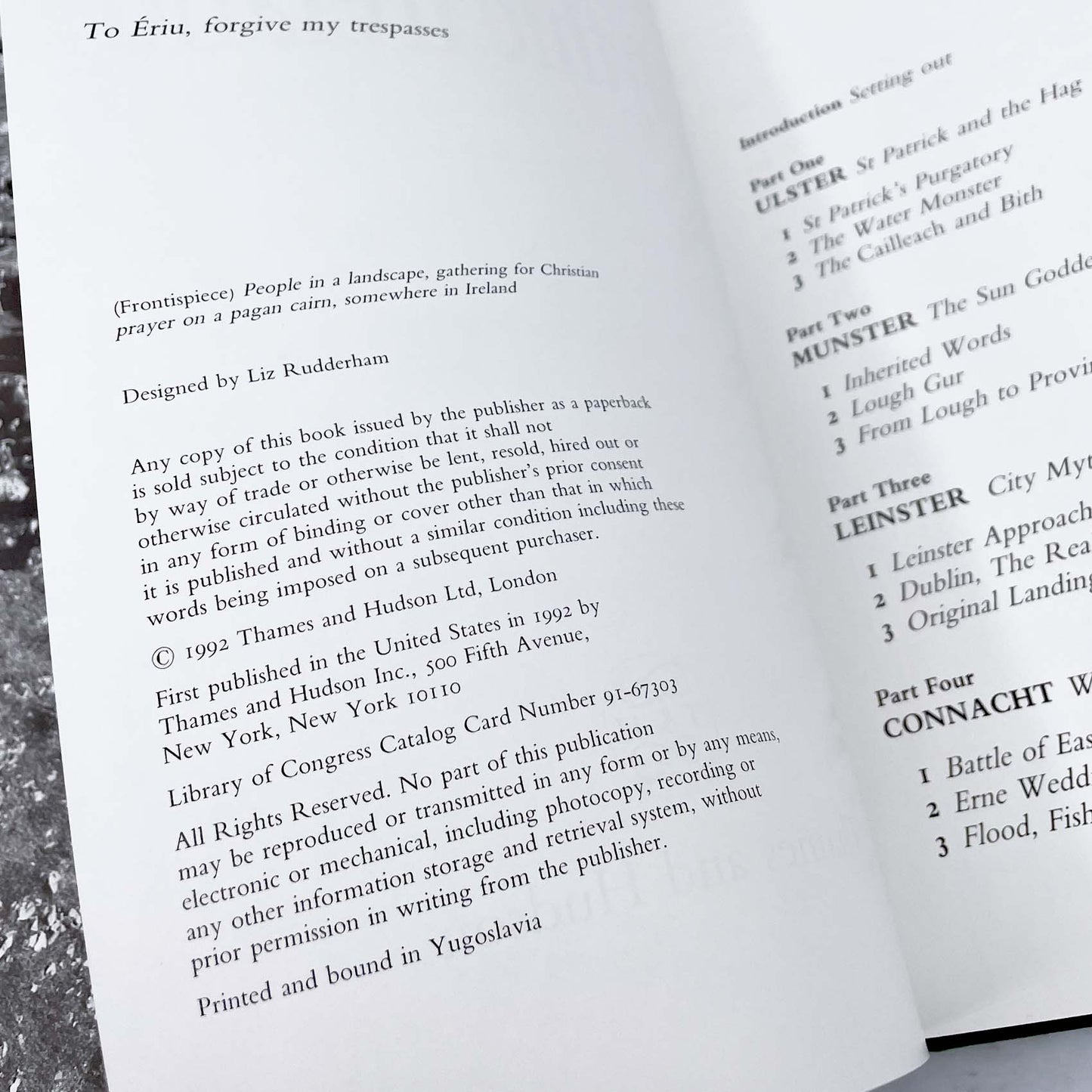 Mythic Ireland by Michael Dames [FIRST EDITION • FIRST PRINTING] 1992 • Thames & Hudson