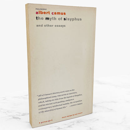 The Myth of Sisyphus & Other Essays by Albert Camus [FIRST U.S. PAPERBACK PRINTING] 1955 • Vintage