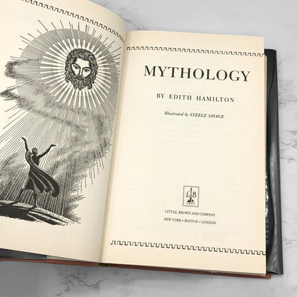 Mythology by Edith Hamilton [ILLUSTRATED HARDCOVER RE-ISSUE] 1998 • Little Brown