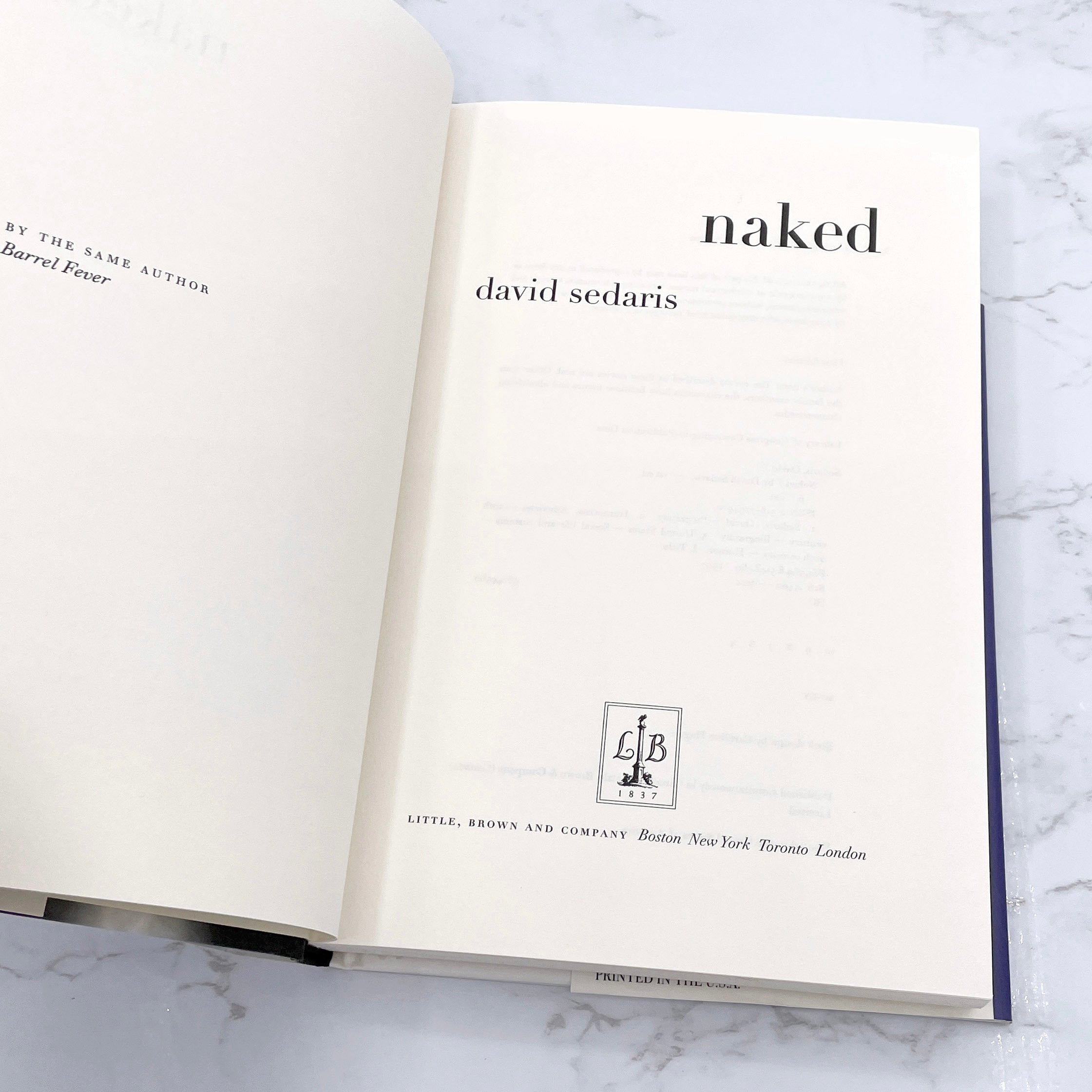Naked by David Sedaris [FIRST EDITION] 1997 • 5th Printing