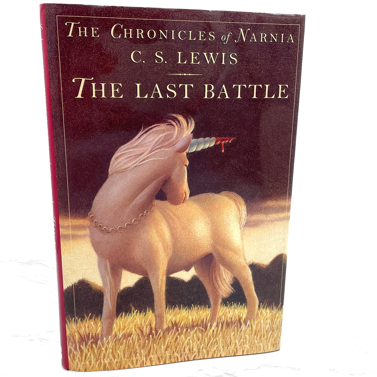 The Last Battle by C.S. Lewis [HARDCOVER RE-ISSUE] 1994 • Chronicles of Narnia #7