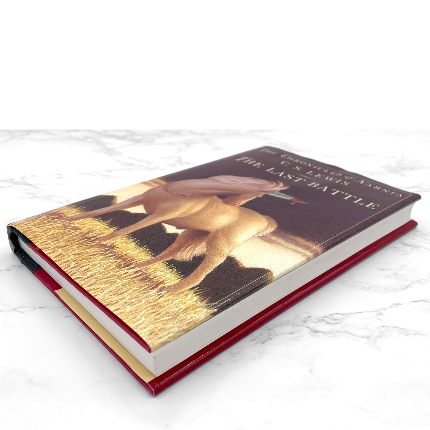 The Last Battle by C.S. Lewis [HARDCOVER RE-ISSUE] 1994 • Chronicles of Narnia #7