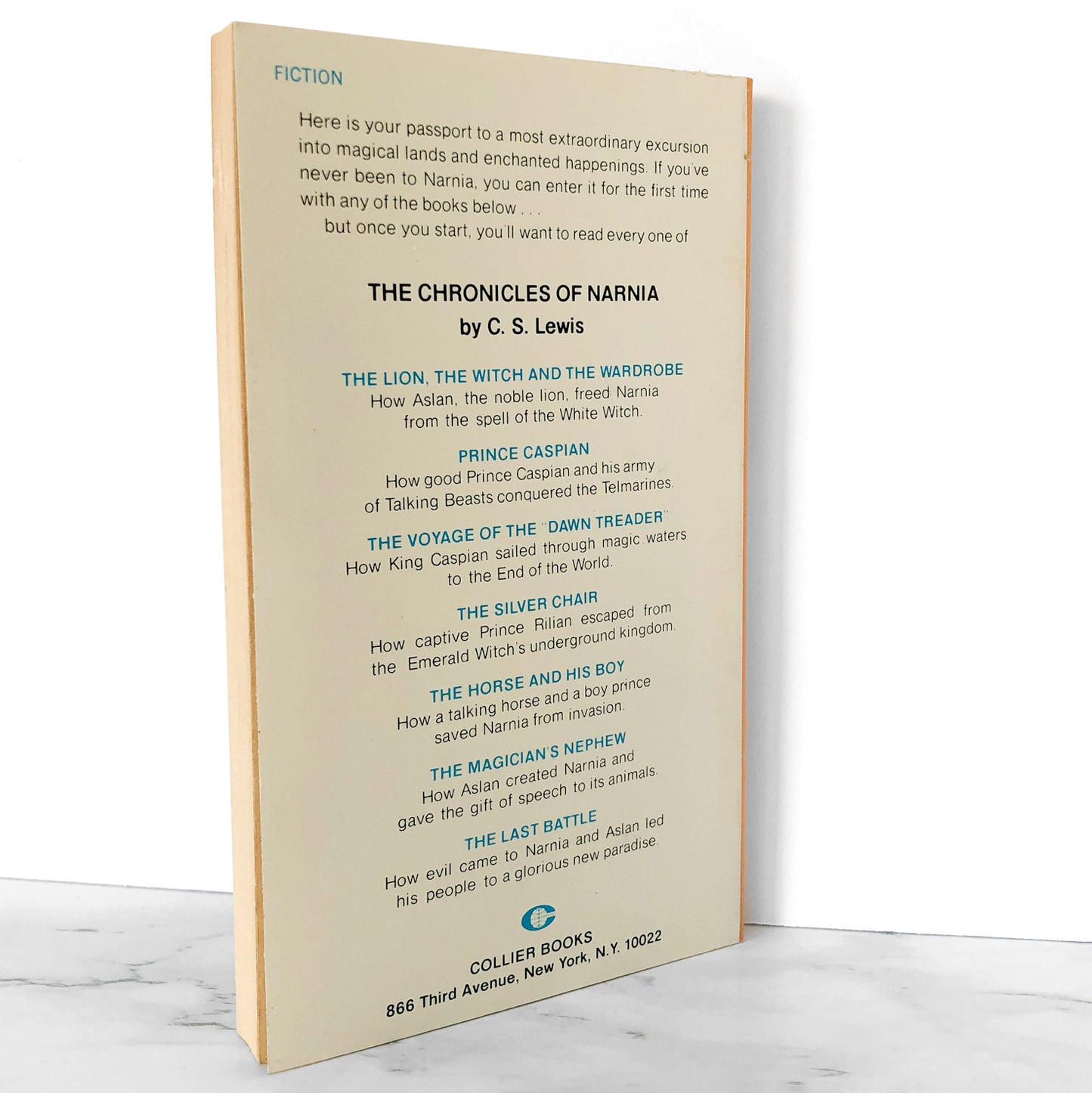 The Last Battle by C.S. Lewis [1971 PAPERBACK] • Collier • Chronicles of Narnia #7