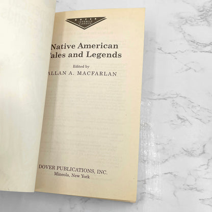 Native American Tales and Legends edited by Allan A. Macfarlan [TRADE PAPERBACK] 2001