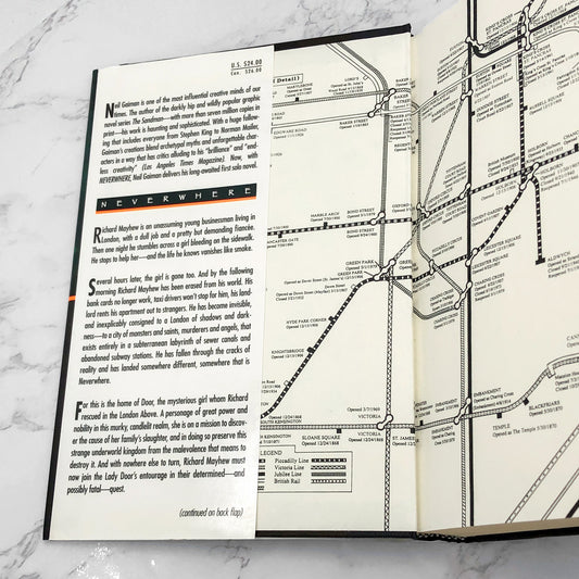 Neverwhere by Neil Gaiman [FIRST EDITION] 1997 • Avon Books