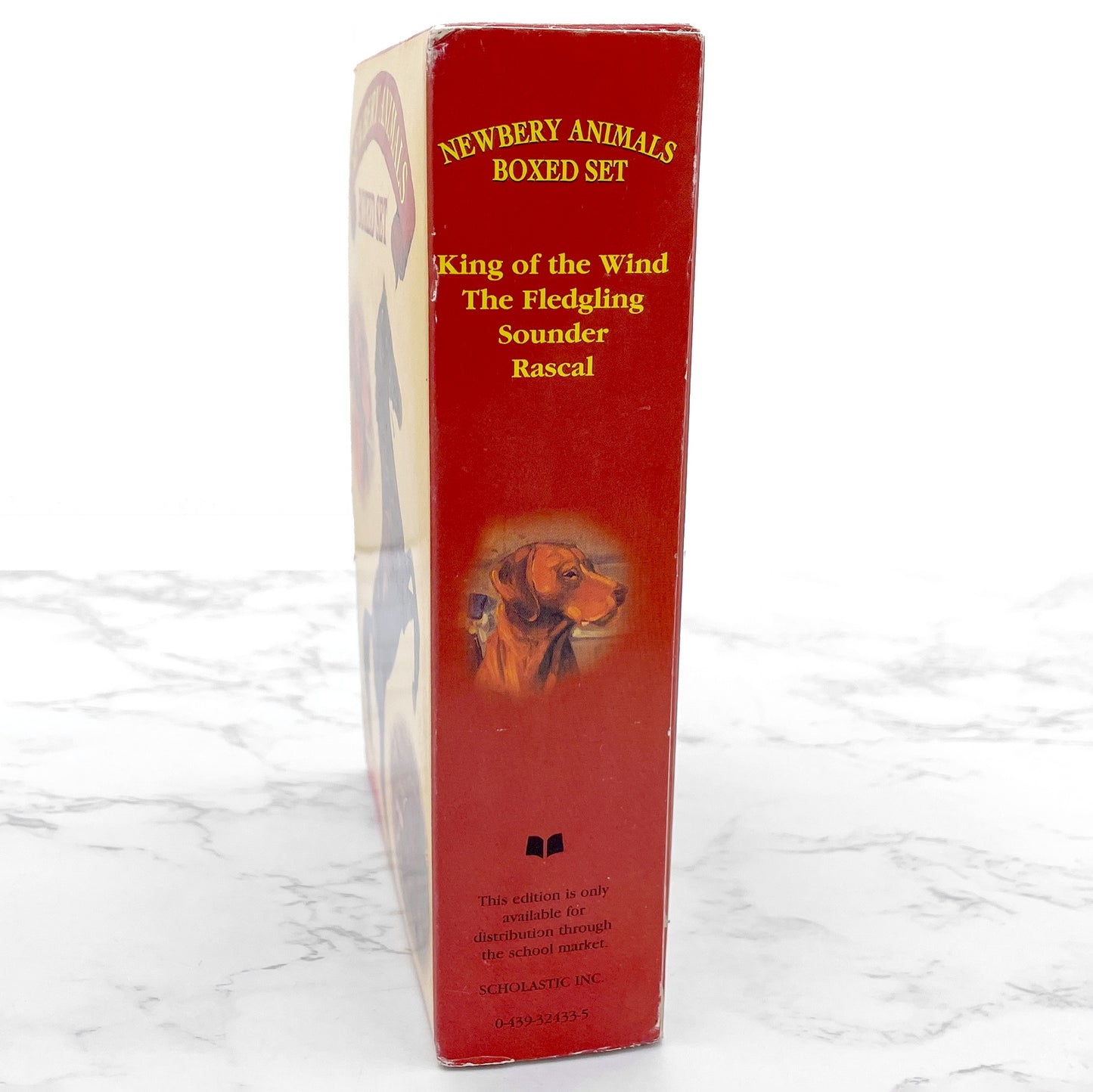 The Newbery Animals Boxed Set (King of the Wind, The Fledgling, Sounder & Rascal) [TRADE PAPERBACK BOX SET] 2002 • Scholastic
