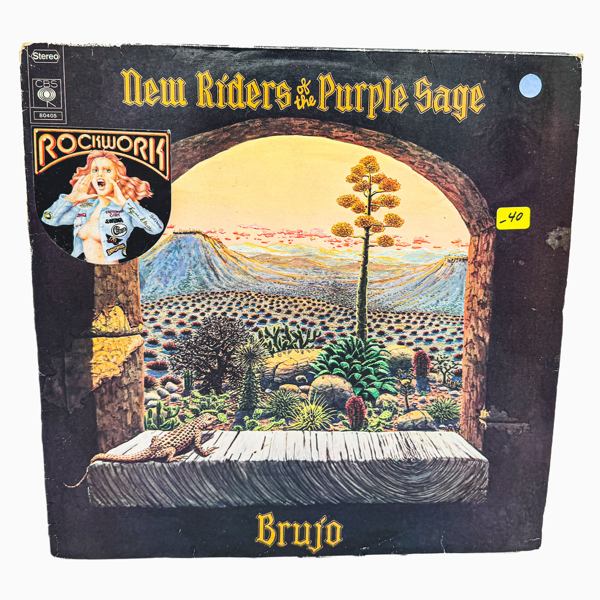 New Riders Of The Purple Sage – Brujo [VINYL LP] 1974 • CBS • European Pressing