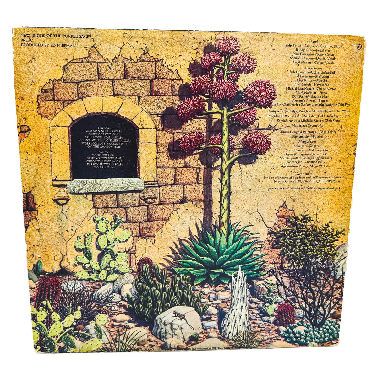 New Riders Of The Purple Sage – Brujo [VINYL LP] 1974 • CBS • European Pressing