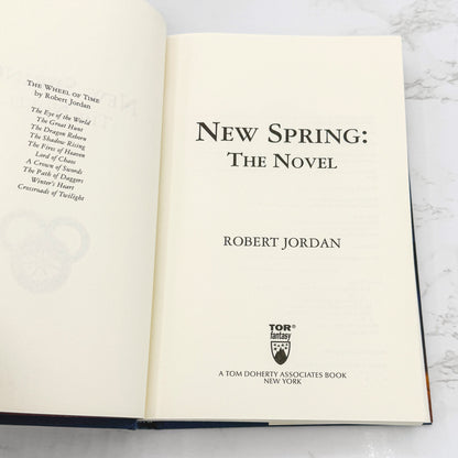 New Spring by Robert Jordan [FIRST EDITION • FIRST PRINTING] 2004 • Wheel of Time #0