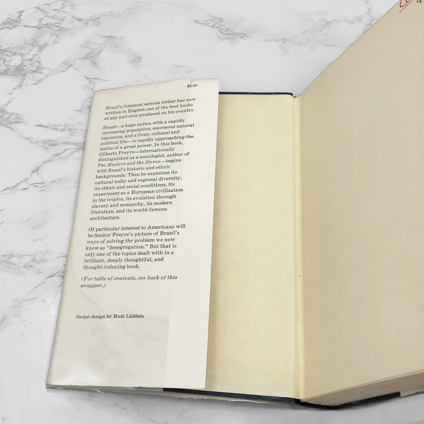 New World in the Tropics: The Culture of Modern Brazil by Gilberto Freyre [FIRST EDITION] 1959 • Knopf