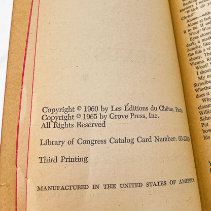 Nexus by Henry Miller [FIRST U.S. PAPERBACK EDITION] 1965 • The Grove Press