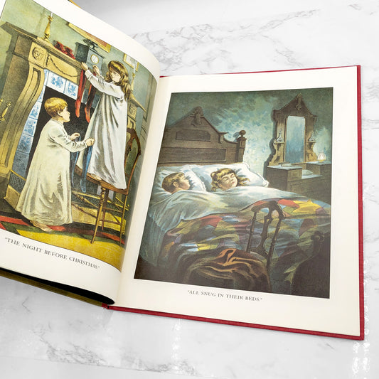 The Night Before Christmas or, A Visit from St. Nicholas by Clement Clarke Moore [ANTIQUE HARDCOVER REPRODUCTION] 1989 • Philomel