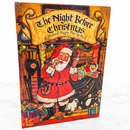 The Night Before Christmas by Michael Hague & Clement C. Moore [FIRST EDITION POP-UP BOOK] 1981 • HRW • 100% Functional!