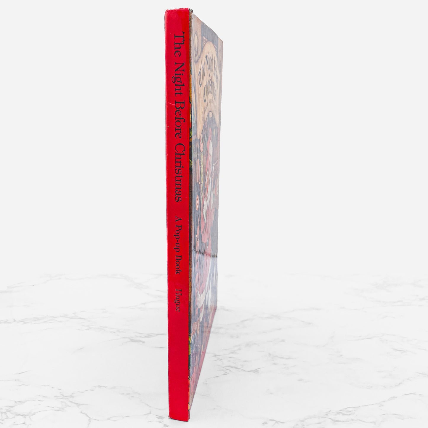 The Night Before Christmas by Michael Hague & Clement C. Moore [FIRST EDITION POP-UP BOOK] 1981 • HRW • 100% Functional!