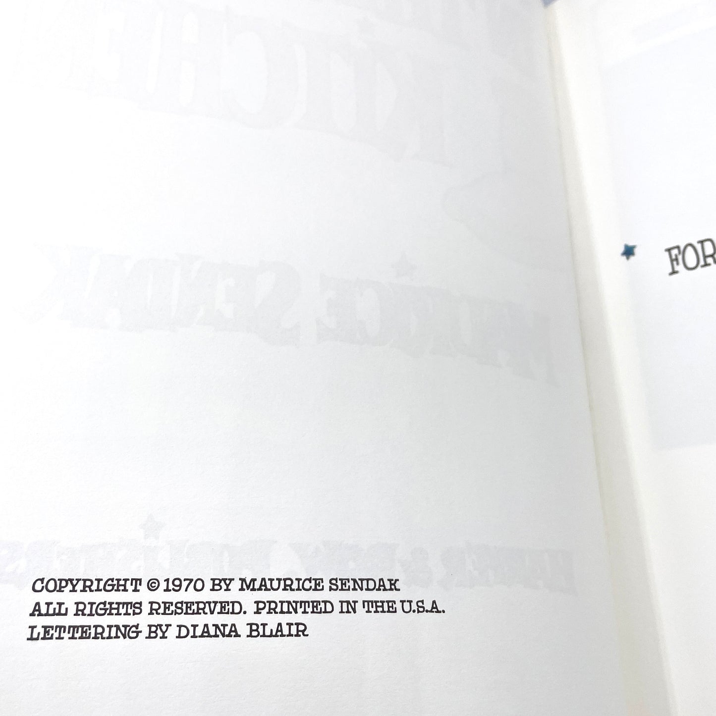 In The Night Kitchen by Maurice Sendak [FIRST EDITION] 1970 • Harper & Row