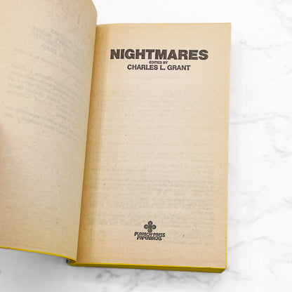 Nightmares edited by Charles L. Grant [FIRST PAPERBACK PRINTING] 1979 • Playboy Press • Stephen King