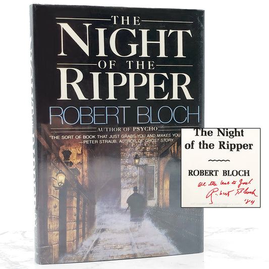 The Night of the Ripper by Robert Bloch SIGNED! [FIRST EDITION • FIRST PRINTING] 1984 • Doubleday