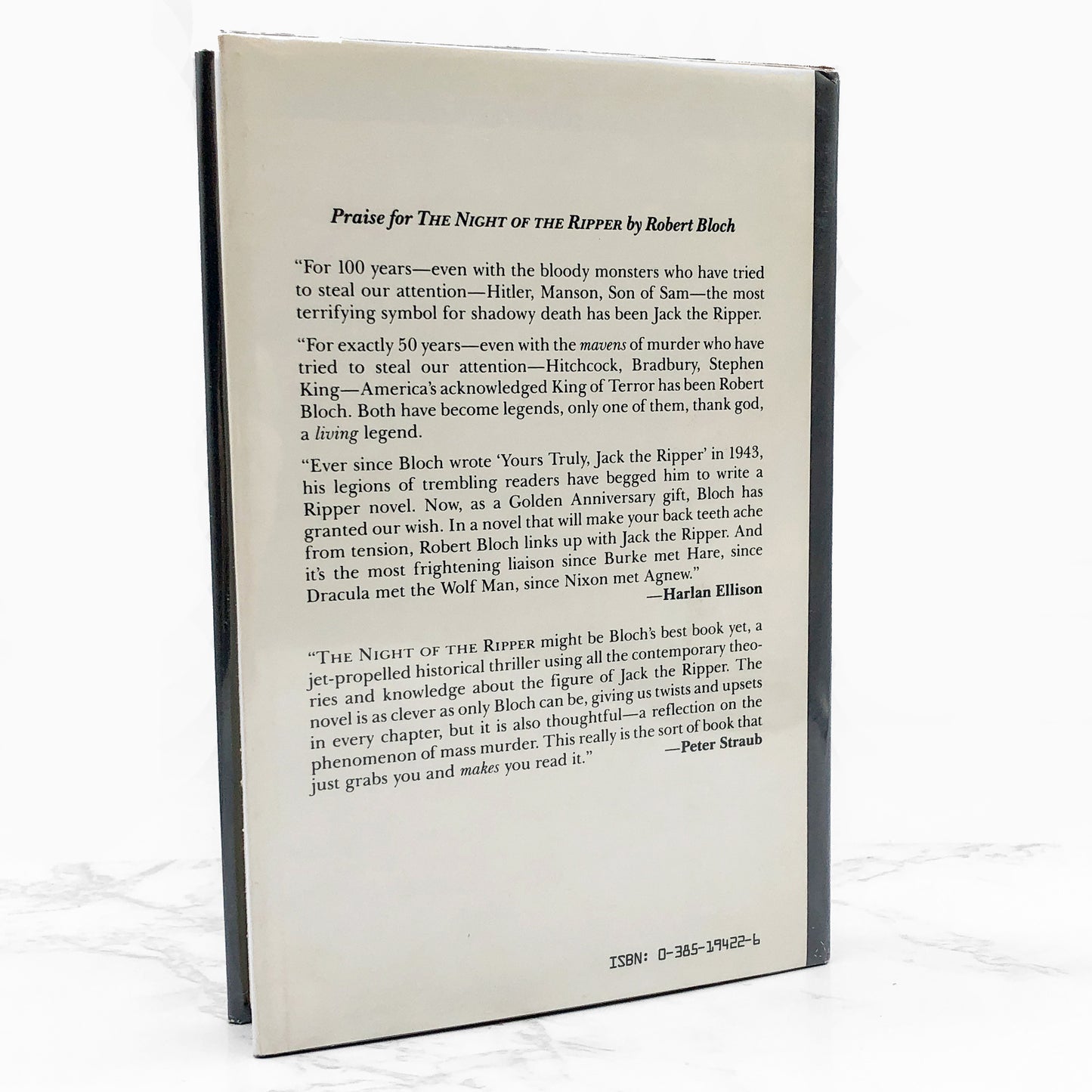 The Night of the Ripper by Robert Bloch SIGNED! [FIRST EDITION • FIRST PRINTING] 1984 • Doubleday