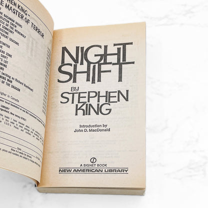 Night Shift by Stephen King [1979 PAPERBACK] Signet • Near Mint