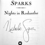 Nights in Rodanthe by Nicholas Sparks SIGNED! [FIRST EDITION • FIRST PRINTING] 2002