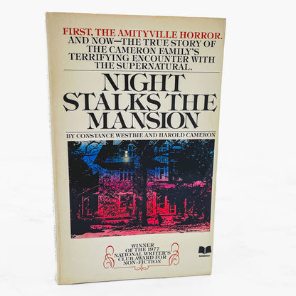 Night Stalks the Mansion: A True Story of One Family's Ghostly Adventure by Harold Cameron & Constance Westbie [1978 PAPERBACK]