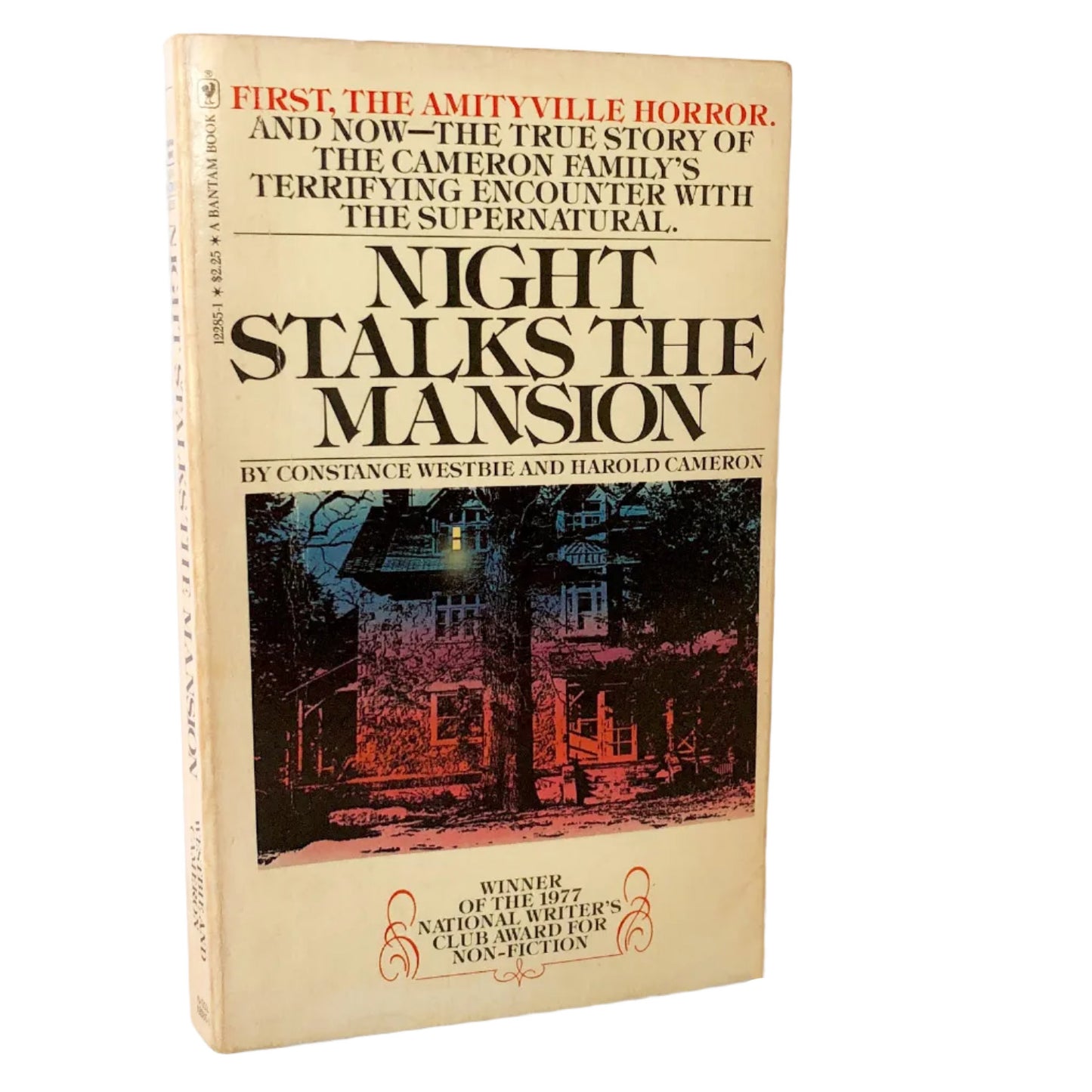 Night Stalks the Mansion: A True Story of One Family's Ghostly Adventure by Harold Cameron & Constance Westbie SIGNED! [1978 PAPERBACK]