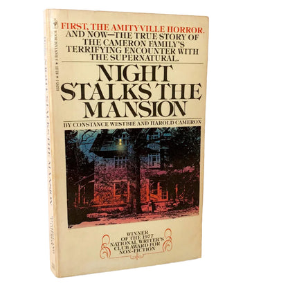 Night Stalks the Mansion: A True Story of One Family's Ghostly Adventure by Harold Cameron & Constance Westbie SIGNED! [1978 PAPERBACK]