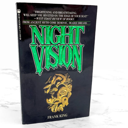 Night Vision by Frank King [FIRST U.S PAPERBACK PRINTING] 1982 • TOR Horror