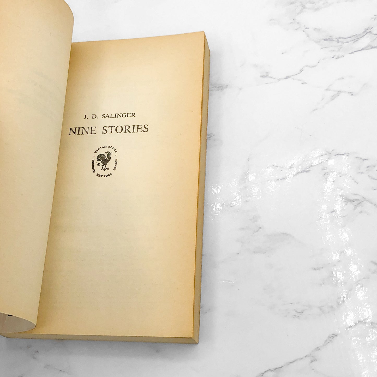 Nine Stories by J.D. Salinger [1968 PAPERBACK] • Bantam