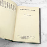 Northanger Abbey by Jane Austen [U.K. MINIATURE HARDCOVER] 1956 • Thomas Nelson & Sons