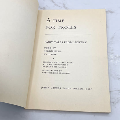 A Time for Trolls: Fairy Tales from Norway by Peter Christen Asbjørnsen & Jørgen Moe [TRADE PAPERBACK] 1970