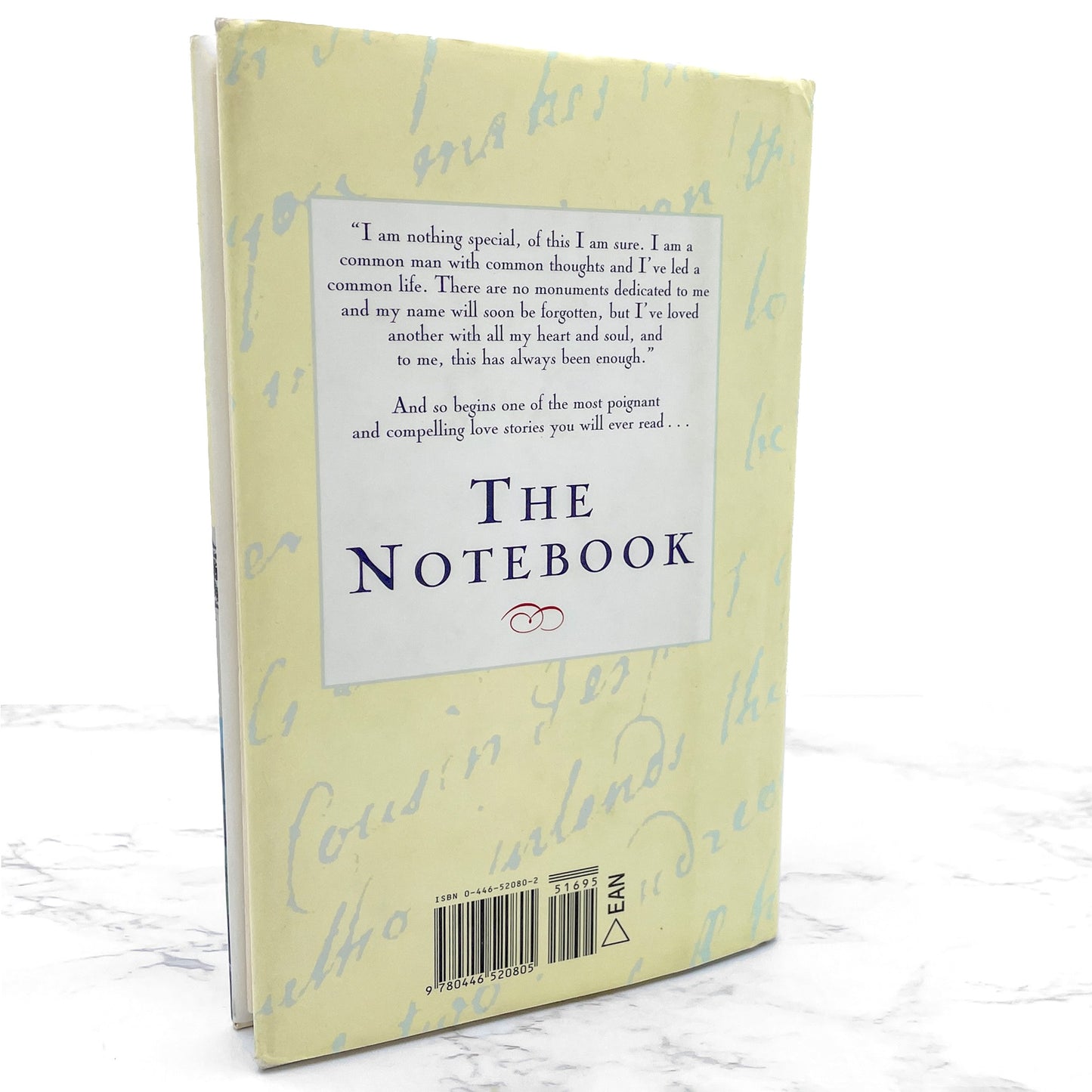 The Notebook by Nicholas Sparks [FIRST EDITION] 1996 • Warner Books