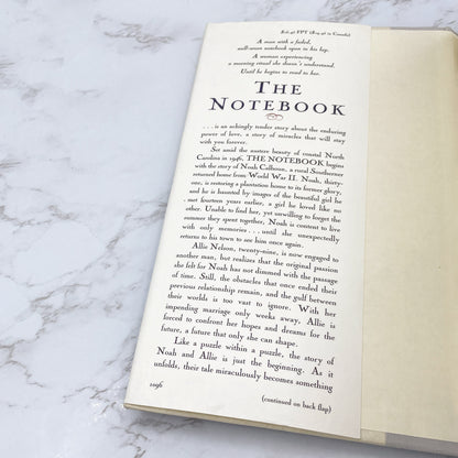 The Notebook by Nicholas Sparks [FIRST EDITION] 1996 • Warner Books